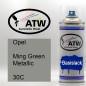 Preview: Opel, Ming Green Metallic, 30C: 400ml Sprühdose, von ATW Autoteile West.